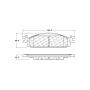 CENTRIC PARTS 105.15080 Posi Quiet Ceramic Brake Pads with Shims and Hardware