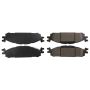 CENTRIC PARTS 105.15080 Posi Quiet Ceramic Brake Pads with Shims and Hardware