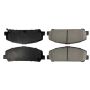 CENTRIC PARTS 105.15090 Posi Quiet Ceramic Brake Pads with Shims and Hardware