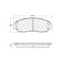 CENTRIC PARTS 105.15211 Posi Quiet Ceramic Brake Pads with Shims and Hardware