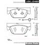 CENTRIC PARTS 105.15460 Posi Quiet Ceramic Brake Pads with Shims