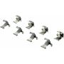 CENTRIC PARTS 105.15651 Posi Quiet Ceramic Brake Pads with Shims and Hardware
