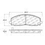 CENTRIC PARTS 105.15890 Posi Quiet Ceramic Brake Pads with Shims and Hardware