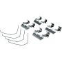 CENTRIC PARTS 105.16080 Posi Quiet Ceramic Brake Pads with Shims and Hardware