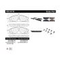 CENTRIC PARTS 105.16110 Posi Quiet Ceramic Brake Pads with Shims and Hardware
