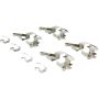CENTRIC PARTS 105.16240 Posi Quiet Ceramic Brake Pads with Shims and Hardware