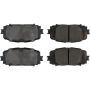 CENTRIC PARTS 105.16280 Posi Quiet Ceramic Brake Pads with Shims and Hardware