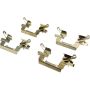 CENTRIC PARTS 105.16490 Posi Quiet Ceramic Brake Pads with Shims and Hardware