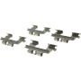 CENTRIC PARTS 105.16580 Posi Quiet Ceramic Brake Pads with Shims and Hardware
