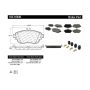 CENTRIC PARTS 105.16940 Posi Quiet Ceramic Brake Pads with Shims and Hardware