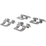 CENTRIC PARTS 105.16980 Posi Quiet Ceramic Brake Pads with Shims and Hardware