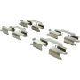 CENTRIC PARTS 105.17220 Posi Quiet Ceramic Brake Pads with Shims and Hardware
