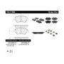 CENTRIC PARTS 105.17300 Posi Quiet Ceramic Brake Pads with Shims and Hardware