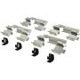 CENTRIC PARTS 105.17330 Posi Quiet Ceramic Brake Pads with Shims and Hardware