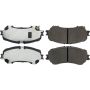 CENTRIC PARTS 105.17370 Posi Quiet Ceramic Brake Pads with Shims and Hardware