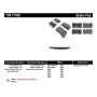 CENTRIC PARTS 105.17430 Posi Quiet Ceramic Brake Pads with Shims and Hardware