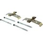 CENTRIC PARTS 105.17430 Posi Quiet Ceramic Brake Pads with Shims and Hardware