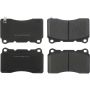CENTRIC PARTS 105.17430 Posi Quiet Ceramic Brake Pads with Shims and Hardware