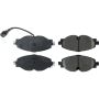 CENTRIC PARTS 105.17600 Posi Quiet Ceramic Brake Pads with Shims