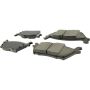 CENTRIC PARTS 105.17900 Posi Quiet Ceramic Brake Pads with Shims and Hardware