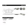CENTRIC PARTS 105.17900 Posi Quiet Ceramic Brake Pads with Shims and Hardware