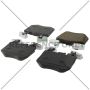 CENTRIC PARTS 105.17961 Posi Quiet Ceramic Brake Pads with Shims