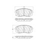 CENTRIC PARTS 105.18260 Posi Quiet Ceramic Brake Pads with Shims and Hardware