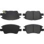 CENTRIC PARTS 105.18440 Posi Quiet Ceramic Brake Pads with Shims and Hardware