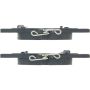 CENTRIC PARTS 105.20250 Posi Quiet Ceramic Brake Pads with Shims and Hardware