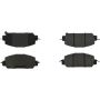 CENTRIC PARTS 105.20360 Posi Quiet Ceramic Brake Pads with Shims