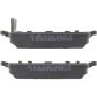CENTRIC PARTS 105.20440 Posi Quiet Ceramic Brake Pads with Shims