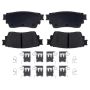 CENTRIC PARTS 105.23910 Posi Quiet Ceramic Brake Pads with Shims and Hardware