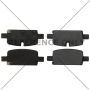 CENTRIC PARTS 105.60660 Posi Quiet Ceramic Brake Pads with Shims