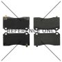 CENTRIC PARTS 105.60950 Posi Quiet Ceramic Brake Pads with Shims and Hardware