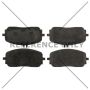CENTRIC PARTS 105.61011 Posi Quiet Ceramic Brake Pads with Shims and Hardware