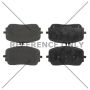 CENTRIC PARTS 105.61180 Posi Quiet Ceramic Brake Pads with Shims and Hardware