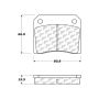 CENTRIC PARTS 106.00090 Posi Quiet Extended Wear Brake Pads with Shims