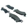 CENTRIC PARTS 106.00520 Posi Quiet Extended Wear Brake Pads with Shims and Hardware