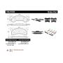 CENTRIC PARTS 106.01530 Posi Quiet Extended Wear Brake Pads with Shims and Hardware