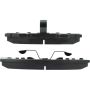 CENTRIC PARTS 106.03700 Posi Quiet Extended Wear Brake Pads with Shims and Hardware