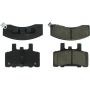 CENTRIC PARTS 106.03700 Posi Quiet Extended Wear Brake Pads with Shims and Hardware