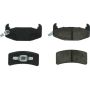 CENTRIC PARTS 106.03770 Posi Quiet Extended Wear Brake Pads with Shims and Hardware