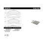 CENTRIC PARTS 106.04110 Posi Quiet Extended Wear Brake Pads with Shims and Hardware