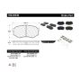 CENTRIC PARTS 106.04330 Posi Quiet Extended Wear Brake Pads with Shims and Hardware