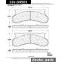 CENTRIC PARTS 106.04501 Posi Quiet Extended Wear Brake Pads with Shims and Hardware