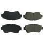 CENTRIC PARTS 106.04760 Posi Quiet Extended Wear Brake Pads with Shims and Hardware