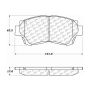 CENTRIC PARTS 106.04761 Posi Quiet Extended Wear Brake Pads with Shims and Hardware