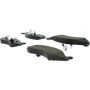 CENTRIC PARTS 106.04770 Posi Quiet Extended Wear Brake Pads with Shims and Hardware