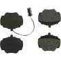 CENTRIC PARTS 106.05180 Posi Quiet Extended Wear Brake Pads with Shims and Hardware