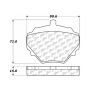 CENTRIC PARTS 106.05181 Posi Quiet Extended Wear Brake Pads with Shims and Hardware
